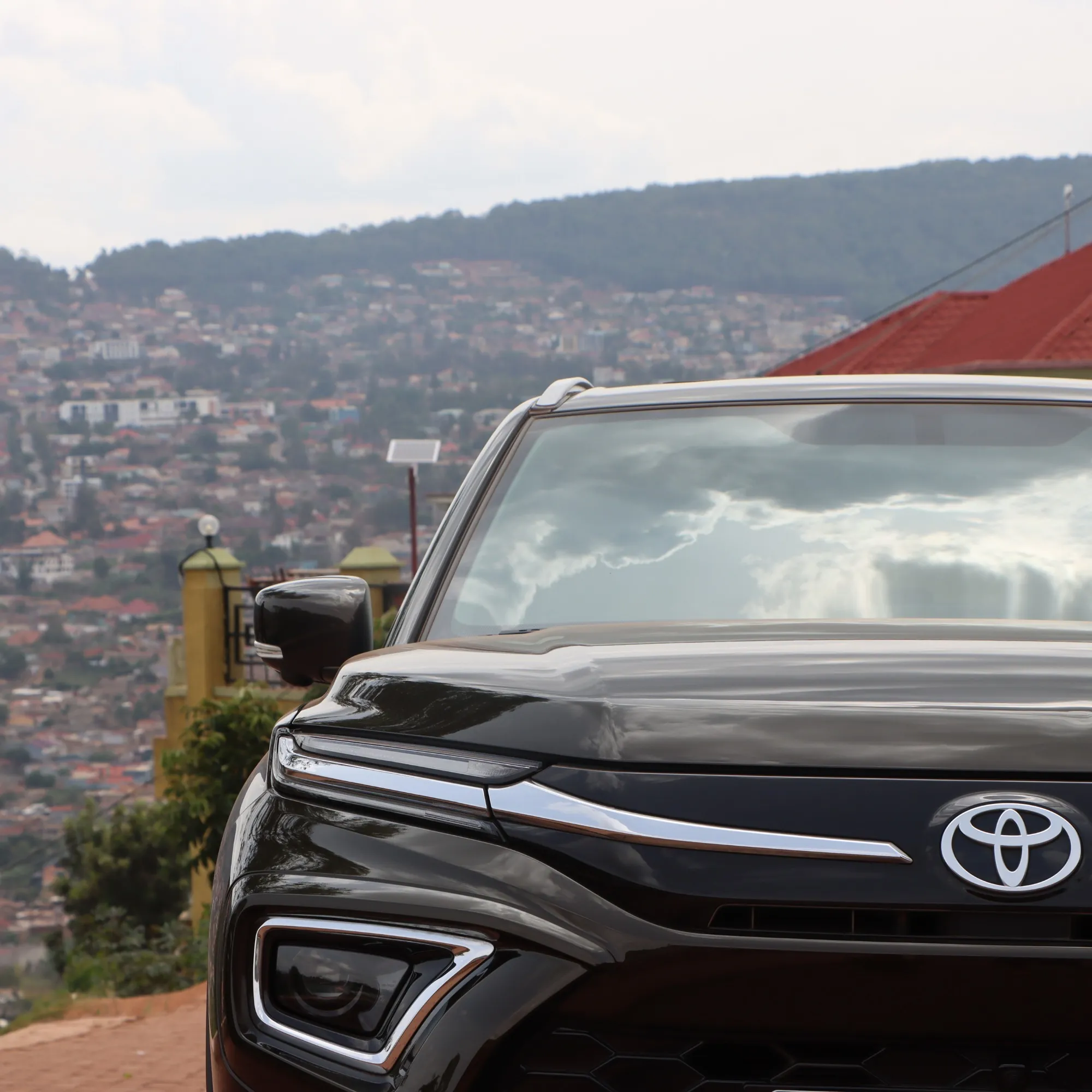 Looking out over Kigali