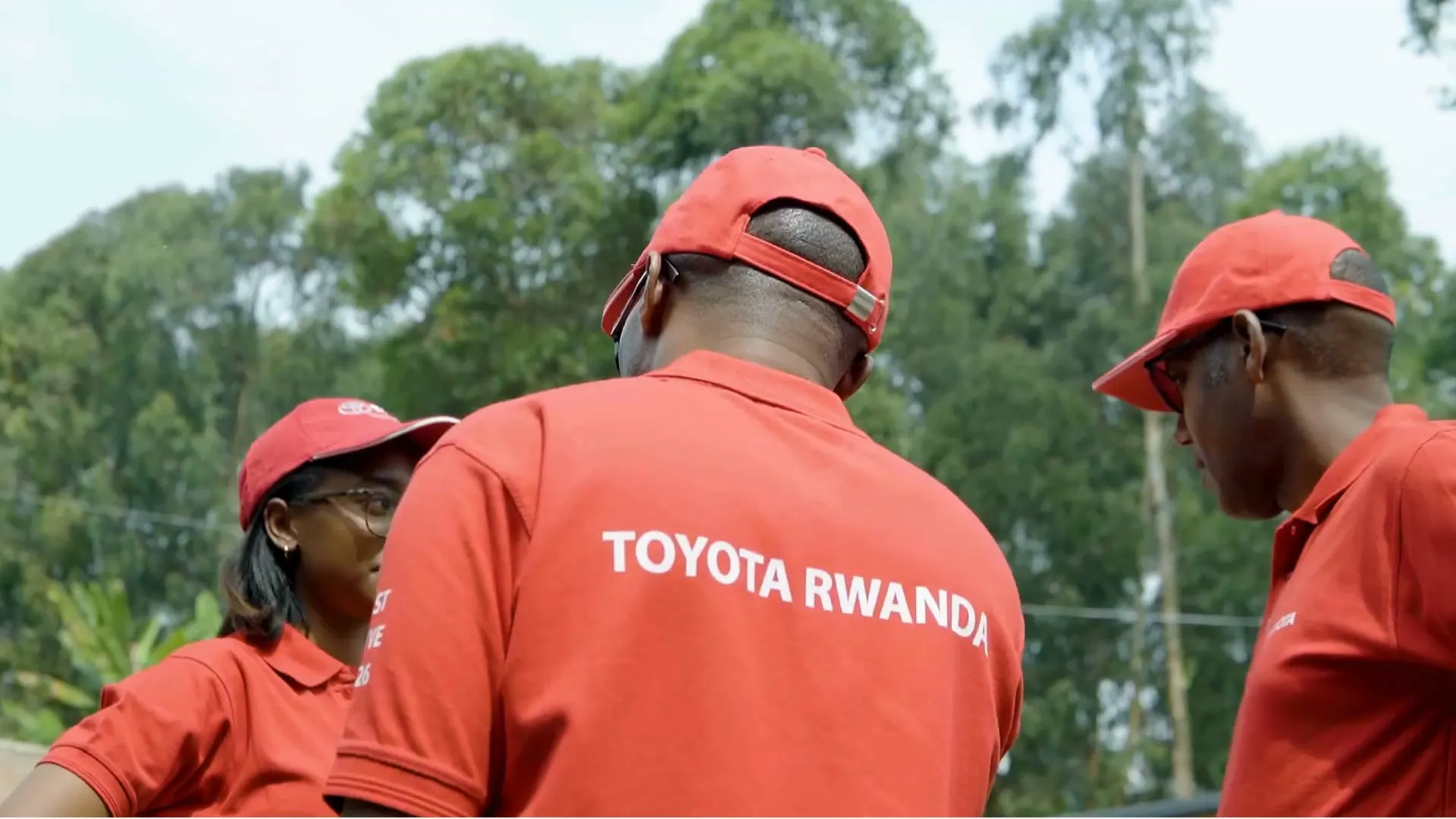 Toyota Rwanda service technicians