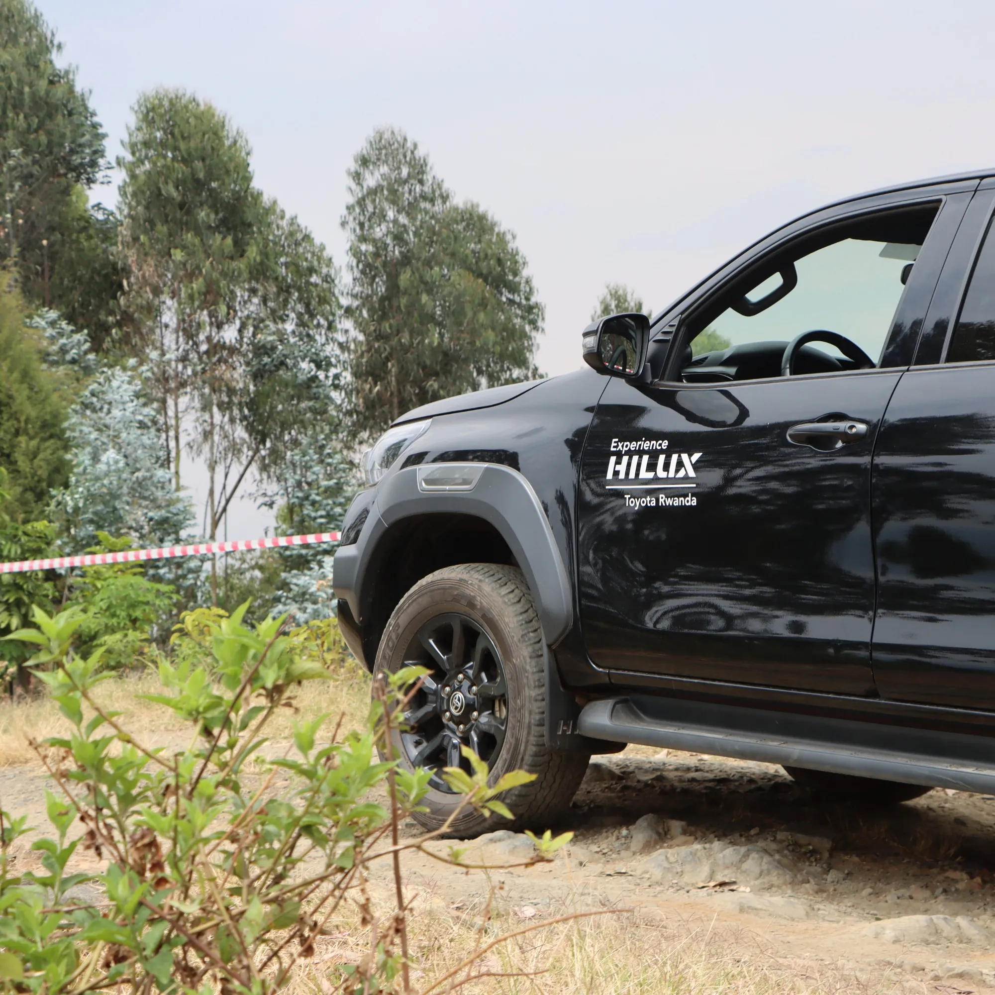 A Toyota pickup ready for duty